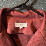 Prómesa Promesa Burgundy Suede Button Front Jacket Size Medium Photo 1