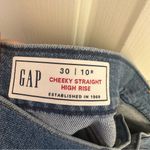 Gap  Cheeky Straight High Rise Jeans Medium Wash Size 30 Photo 5