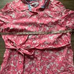 Foxcroft  Pink Floral Shirt Dress 18W Photo 4