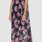 Ellen Tracy Ibiza Halter Tie Maxi Dress, Balinese Floral Pink, Size XL New w/Tag Photo 13