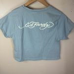 Ed Hardy Graphic Crop Top Size XL Vintage Classic Streetwear Y2K Photo 5