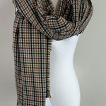 ZARA NWT Chunky Deep Multicolored Plaid Scarf 27x76” Photo 0