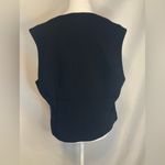 Vintage Howard Wolf Red Black Floral Paisley Button Vest Size 14 Made In USA Photo 3