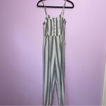 Rails Jumpsuit Womens Size XS Harper Laguna Stripe Linen Wide Leg Contemporary Photo 1