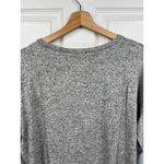 Workshop Republic Clothing WORKSHOP Republic Size S Heather Grey Pearl Soft Knit Top Athleisure Casual Photo 5
