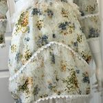 Seven Wonders Romantic Cottagecore Coquette Floral Lace Dress Size 06 White Photo 8