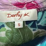 Derhy 3/4 sleeve Flower‎ Embroidered Blouse Size Small Photo 5