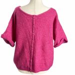 Sézane La Maille Sezane Hot Pink Knit Sweater Top Photo 3