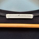 Peruvian Connection Sveeveless Jersey Black Dress L Photo 5