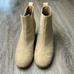 Toms Tom’s Tan Wedge Ankle Boots Size 7 Photo 2