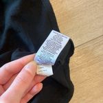 Nation Ltd  Acacia Smocked Flutter Sleeve Top Pima Cotton Black Size S Photo 4