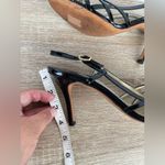 Luciano Padovan Patent leather slingback dress heel size 39/8.5 Black Photo 6