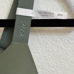 Aerie NWT 38DD Real Free Full Coverage Lightly Lined Bra in Olive Fun Green Photo 5