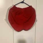 Nike Dri-Fit Women Size Medium Red/White Shorts Photo 3