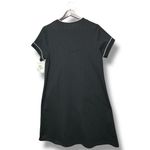 Eileen West Women's Short Sleeve Zipper Front Chemise Night Gown Black Size S Photo 1