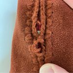 Ms. Pioneer | Vintage Leather Western Wear Reddish Brown Skirt 16 Photo 3