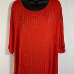 Valerie Bertinelli  Woman 3/4 Sleeve Embellished Shirt Photo 0