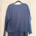Serengeti Dress & Cardigan Set Cotton Blend Casual 1X Office Summer Comfy Blue Photo 7