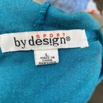 Vintage By Design Sport Jacket Velour Blue Size L Photo 2