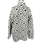 Pressbox North Carolina Tar Heels Sherpa Quarter Zip Women’s XL Black White Pockets Aztec Photo 5