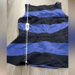 Banana Republic  Dark Gray & Navy Blue Sleeveless Blouse‎ Size 6 Photo 7