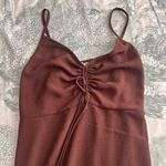 See You Monday Chocolate Brown Midi Dress Photo 1