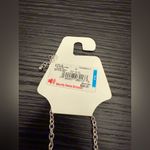 NWT Silver and Blue Bib Necklace Beaded Fringe Statement Necklace Photo 4