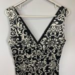 London Times  Sleeveless V neck V Back Midi Dress Photo 3