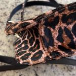 Phialebel Womens Leopard Faux Fur Double Handle Crossbody Bag Multicolor Black Photo 4