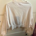 Nike Women's White Crewneck Sweatshirt Photo 2