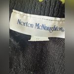 Norton Mcnaughton Vintage  Acrylic Granny Floral Knit Sweater Vest, Medium Photo 3