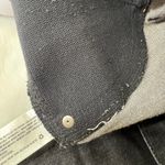 Isabel Maternity Inset Panel Jegging Distressed Raw Hem in Black Wash Size 2 Photo 4