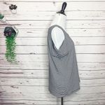 Michael Kors Striped Cold Shoulder T-Shirt Casual Top Size Large Photo 4