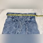 KANCAN Nieve Paperbag Acid Wash Shorts sz 7 Blue Photo 7