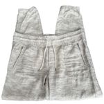 Athleta  Cabo Tide Linen Jogger Pants Womens Size 16T Tall Beige‎ Camo Drawstring Photo 10