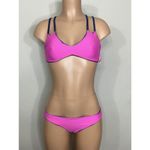 PilyQ New. Cayman stitched reversible bikini set. S-top/M-bottom Photo 5