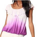 Free People Cora Lee Pink Tie Dye Off the Shoulder Top Womens Size XS Photo 0