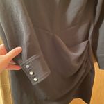 Ba&sh Sloane crystal embellished black mini dress Photo 3