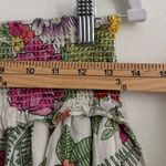 Love the Label Tiered Floral Mini Skirt Size Large Smocked Waist Pink Photo 6