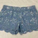 Old Navy  Floral Blue and white Women's Shorts size small Photo 0