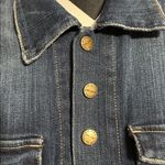 Current/Elliott  Blue The Snap Jean Jacket Photo 1