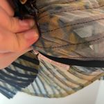 Alexandra Rosati Ribbon Blue Watercolor Art To Wear Blazer Jacket Cotton Size 4 Photo 4