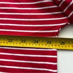 Coolibar Key Colony Hooded Striped Long Sleeve Shirt UPF 50 Red Beach boxy XL Photo 4