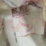 Dress Barn NWOT  women’s dyed‎ floral jeweled blouse lined tank top large Photo 4