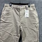 Gloria Vanderbilt  Amanda Jeans Women 18S Khaki Denim Cotton Stretch Straight Leg Photo 1