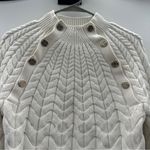 Maje RTR Marnety Button Cable Knit Long Sleeve Button Detail Sweater Sz 1 (S) Photo 2
