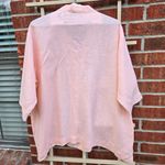 Bryn Walker  pink linen Blouse Medium Oversized Photo 3