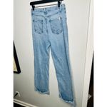 joe's jeans Light Wash Denim Straight-Leg Wide-Cuff Mia Wide Cuff Jeans Size 31 Photo 8