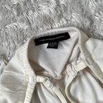 American Eagle  S Cream Knit Mini Dress Fairycore Cottagecore Boho Handkerchief Photo 3