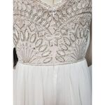 Adrianna Papell ADRIANNA PAPEL Beaded Bodice Mesh WEEDING Gown Photo 11